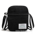 Promotion plain travel single shoulder crossbody bag messenger satchel bag for men